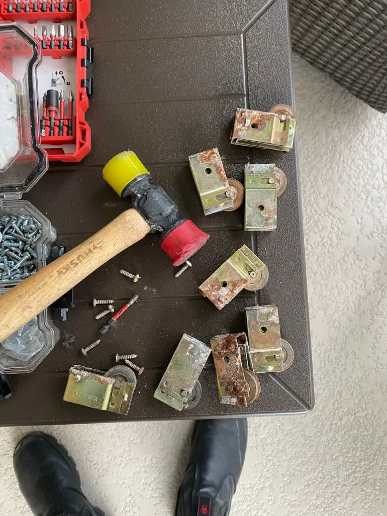 Roller Replacement & Frame Repair service